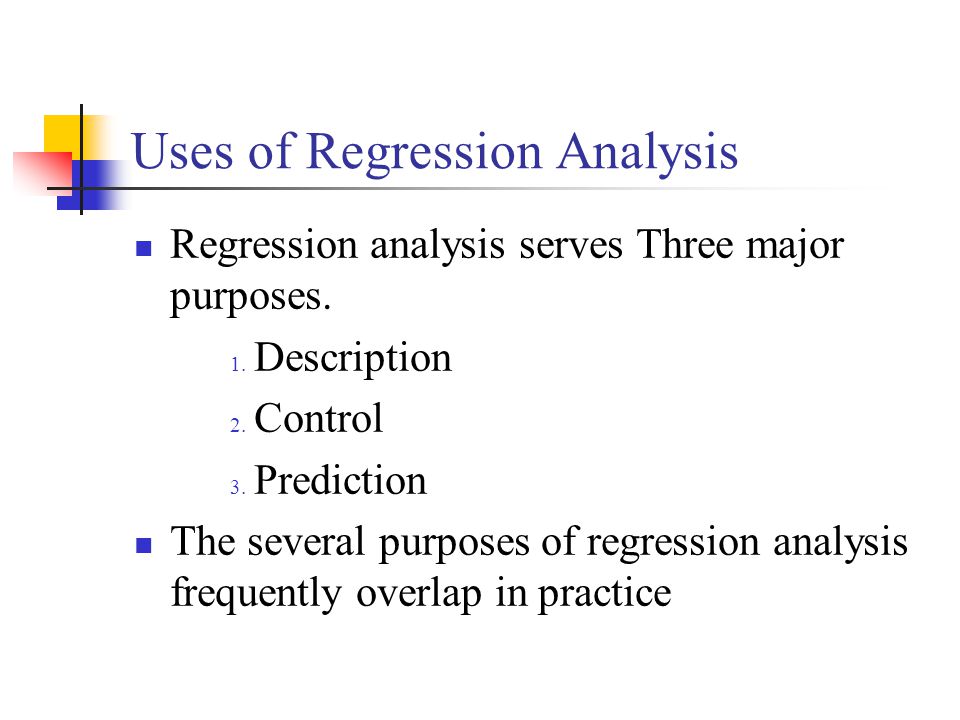 Use of regression analysis in research